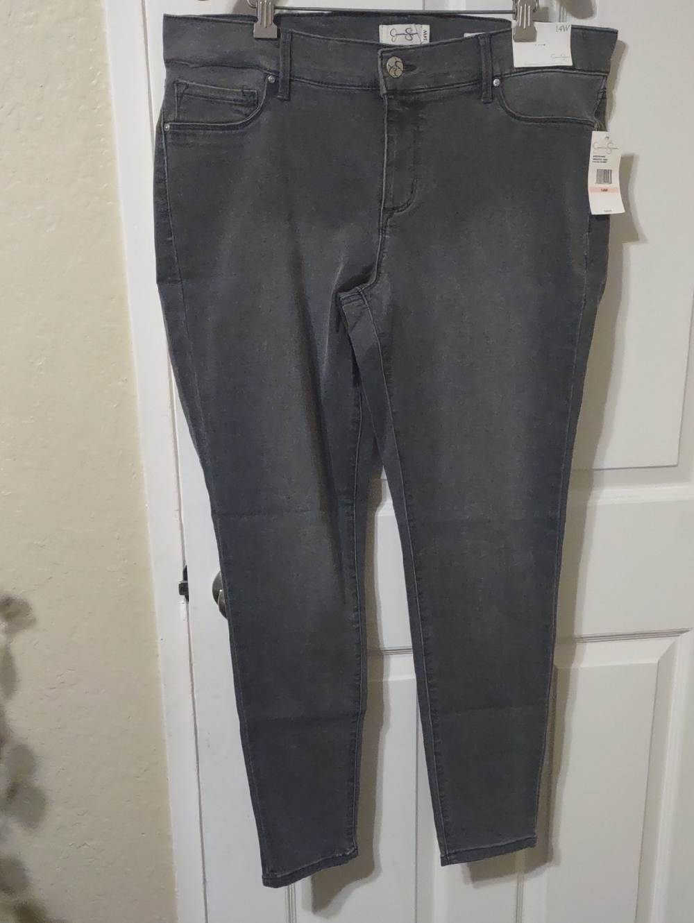 Jessica Simpson Charcoal Skinny Jeans plus Size 14 W New